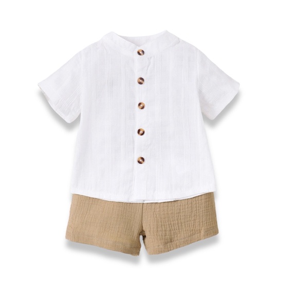 ETHAN SOLID TWO PIECE SET - Picture 3 of 11